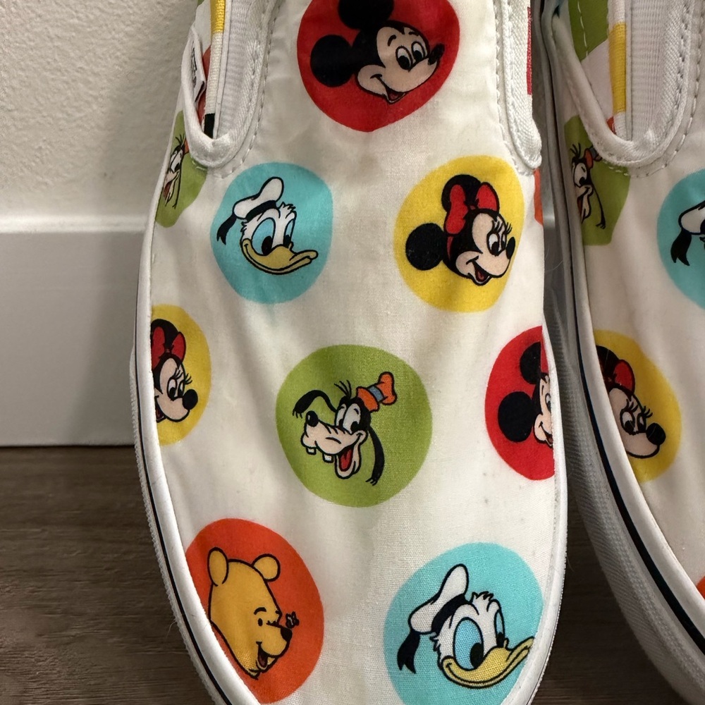 Walt Disney World 50th Anniversary Vans Slip Ons - Picture 9 of 10